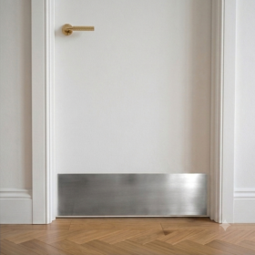 Protection bas de porte Inox 92x20cm