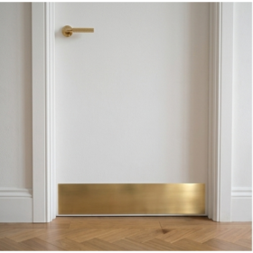 Protection bas de porte Laiton 92x10cm